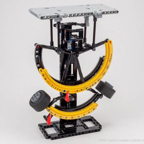 MOC-202559 天平压力秤 229片 电子图纸 拼插积木 不带刻度表