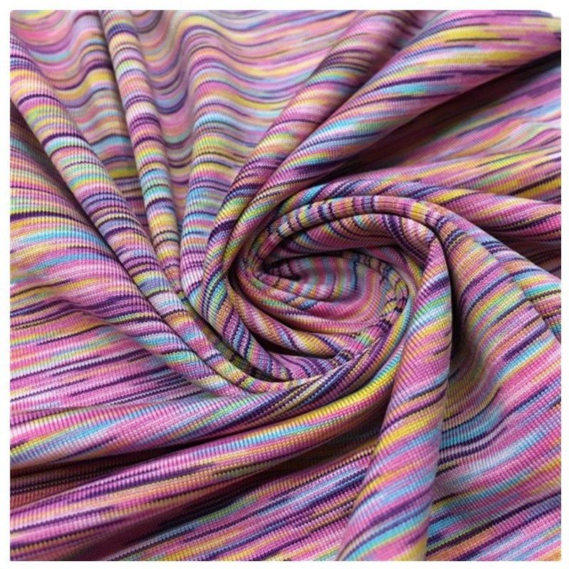 TR段染彩点汗布AB黑白竹节纱拉绒磨毛人棉弹力彩条循环粗针提花布,纺织面料/辅料/配套,汗布,淘宝优惠券,粉丝福利购,淘宝优惠卷