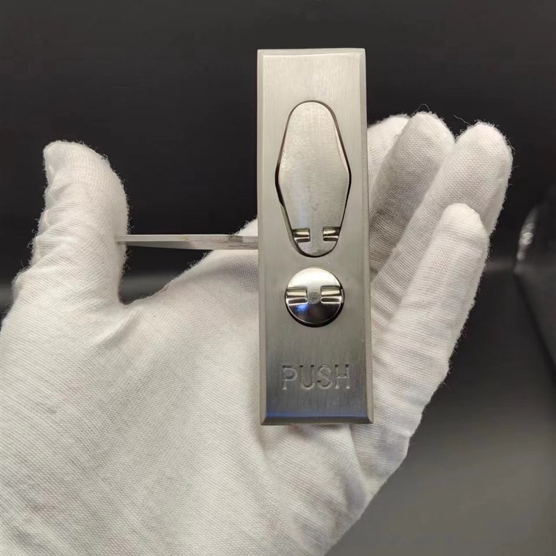 MS505-2开关控制柜锁铁皮柜方形柜锁配电箱平面锁304不锈钢