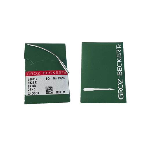 德国进口格罗茨机针1717DC 1828E 16号双面呢专用机针撬边机机针
