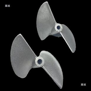 L船模螺旋桨 478桨678桨二叶金属铝正桨 汽油船竞速赛艇浆叶