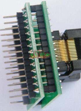 TSSOP28转DIP28 转换座 ad9762 tssop28烧录座 STM8S103 SSOP28