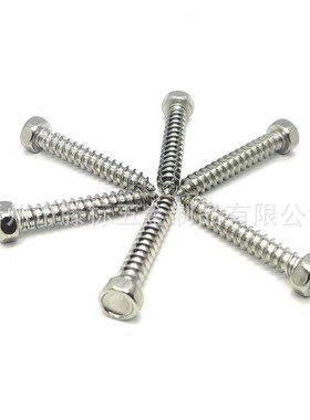 304不锈钢DIN7976外六角凹穴自攻钉ST3.9ST4.2ST4.8ST5.5ST6.3