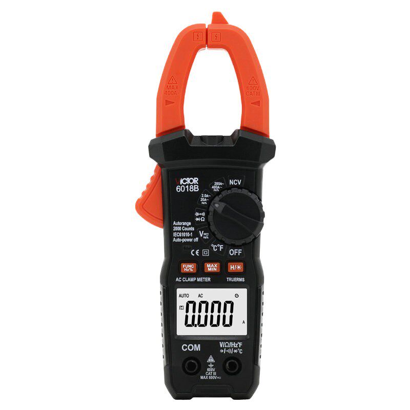 胜利VC6018A/VC6018C/VC6018E数字钳形表制冷维修测电容电工钳表