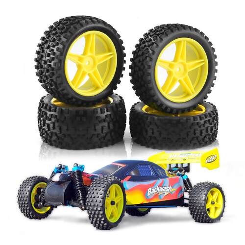 RC遥控模型1:10越野轮胎HSP94166/94106田宫TT02B越野车拉力赛车