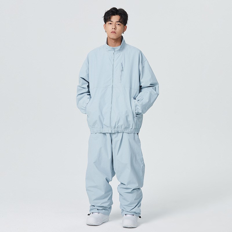 SEARIPE雪怡派全压胶单双板滑雪服套装男女款宽松防水防风滑雪裤