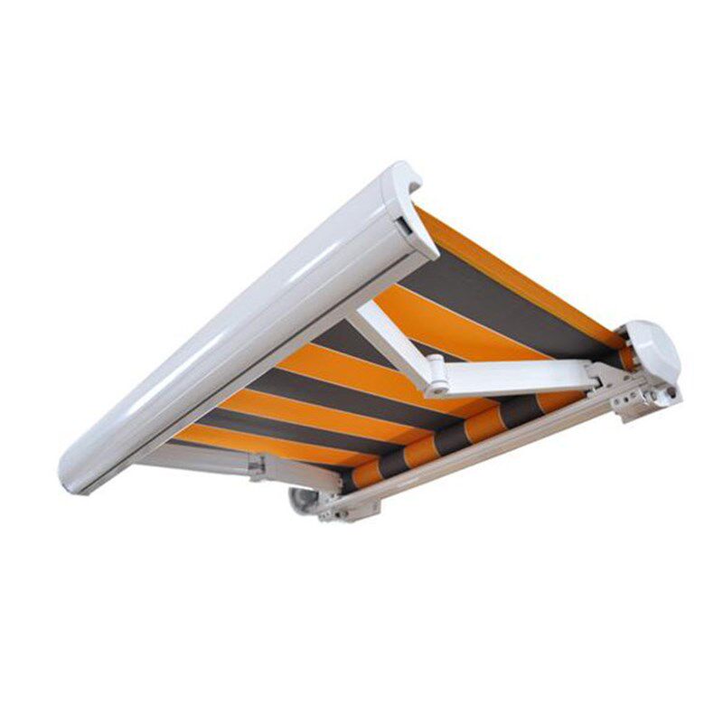 商铺门头阳篷曲臂遮阳蓬窗式遮阳蓬固定棚推拉篷商铺别墅伸缩雨棚