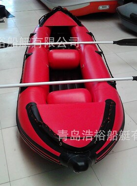 Canto浩裕船艇水上运动系列皮划艇3.65米双人充气艇橡皮艇钓鱼船