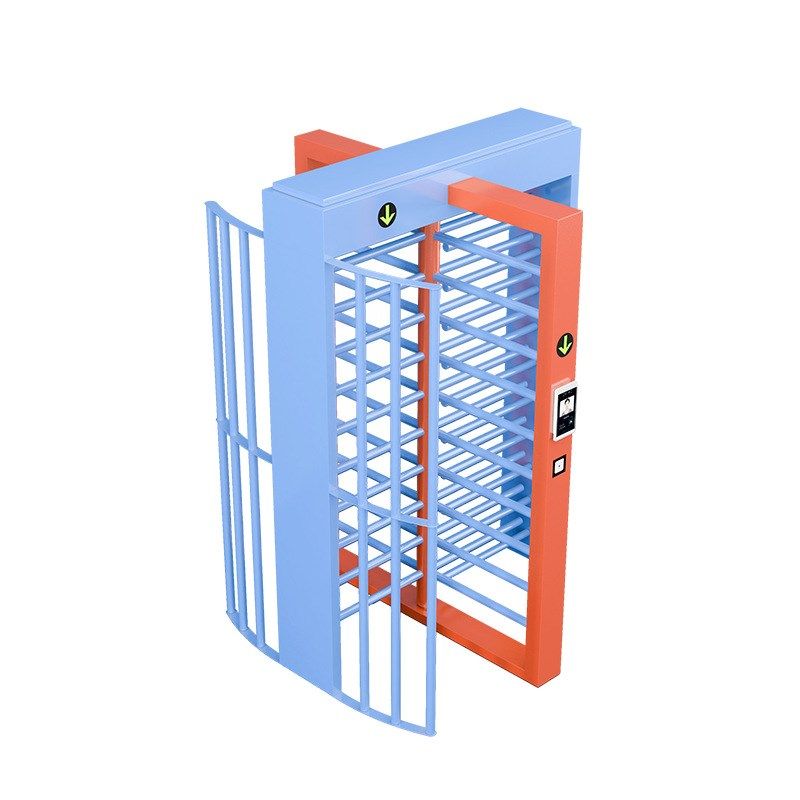 供应体育馆烤漆十字转闸共享体育场门禁转闸门扫码扣费全高转闸