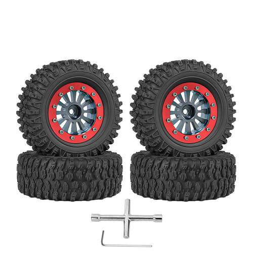 Traxxas 1/18 TRX4M  1.3寸 轮胎轮毂 A款 路虎卫士烈马 trx4MT