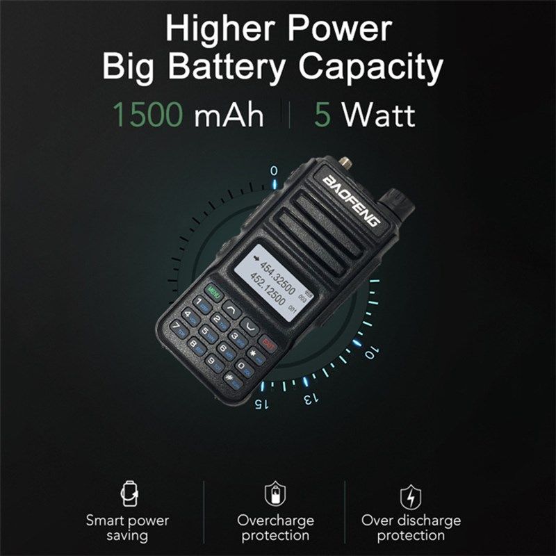 Baofeng宝锋BF-UV13对讲机双段P15对讲机户外民用自驾游迷你调频