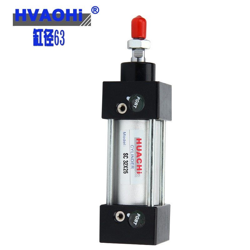 铝合金标准气缸SC缸径32/40/50/63/80*125/50/75/150/175/1/2/300