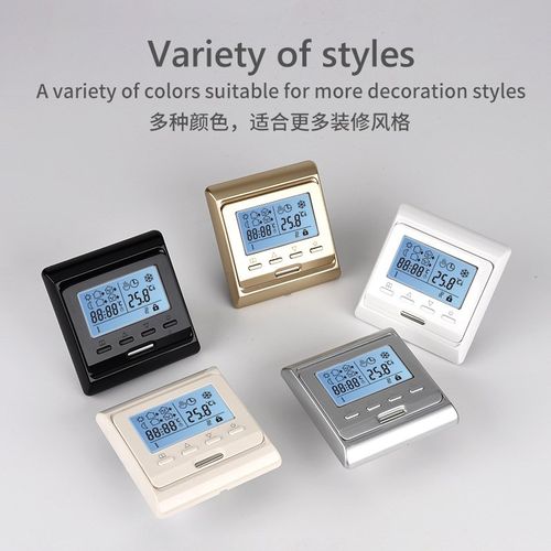 水采暖通用面板水地暖温控器智能恒温液晶温控开关温度控制M69