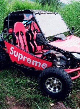 全地形成人双座四轮沙滩卡丁车越野农夫ATV沙漠突击钢管车