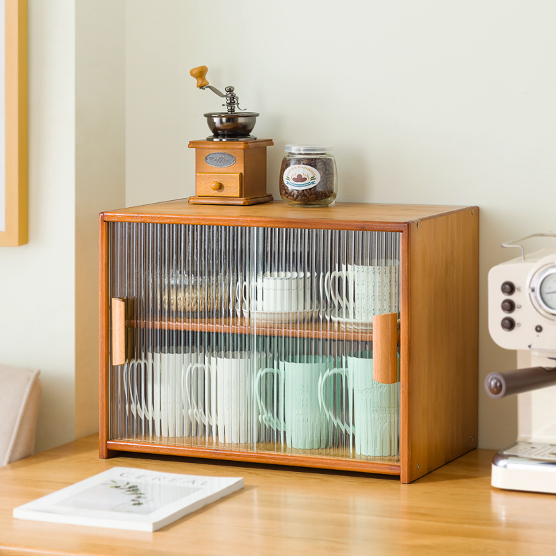 餐桌收纳储物柜i饭桌上置物架客厅茶几杯子水杯办公桌面架子展示