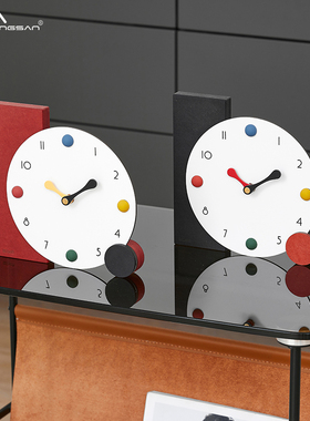 网红is桌面摆件座钟客厅入z户玄关摆件家居饰品轻奢生日礼物