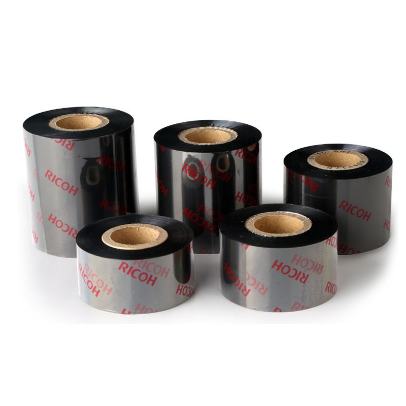 理光(RICOH)D110C水洗唛碳带热转印不干胶条码标签打印机色带