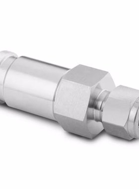 世伟洛克(SS-QTM8-D-1210)带阀门的不锈钢 PTFE 密封快速接头管茎