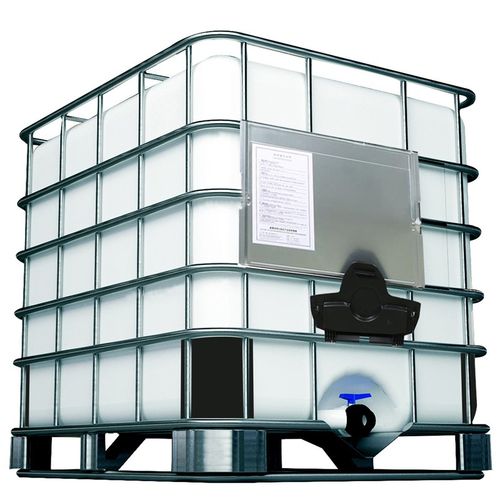 加厚1000L大口径吨桶 污水桶塑料桶白色全新料1吨集装桶IBC柴油桶