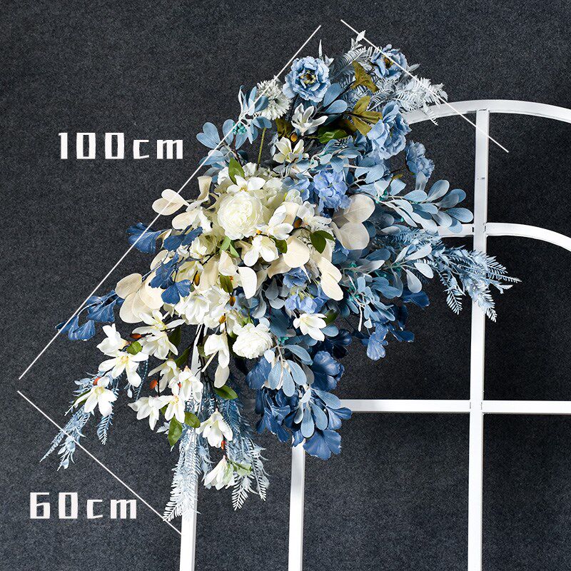 花田喜事森系户外婚礼花架婚庆舞台场景布置背景装饰铁艺拱形屏风