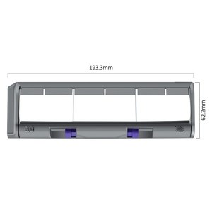 适用云鲸J3小鲸灵扫拖一体机器人配件滚刷盖板主刷罩