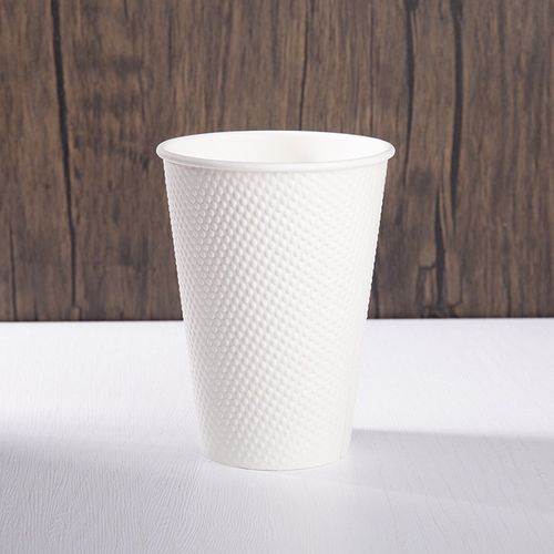 12oz 380ml 自动落杯双层杯隔热 售卖机专用箱装款玉米一次性纸杯