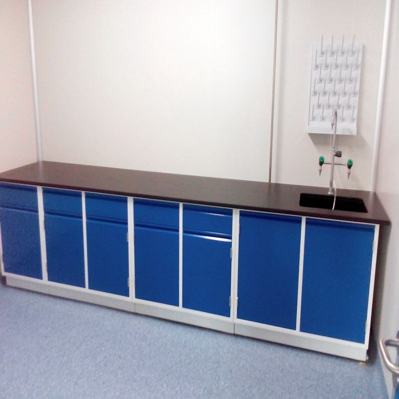 全钢实验台学校理化生实验室工作台检测实验桌质检钢木实验台