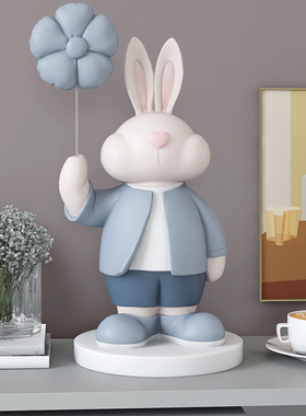 摆件客厅电视柜家居装饰品桌A面酒柜办公室兔年房间女生日礼物