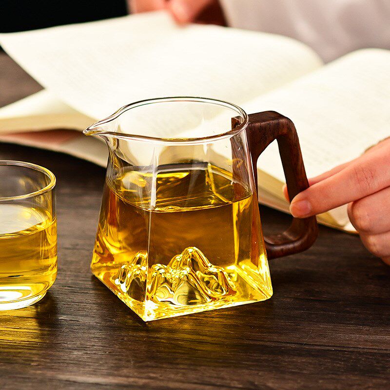 半自动冲茶器现代玻璃耐高温z办公室功夫茶具懒人泡茶神器简易