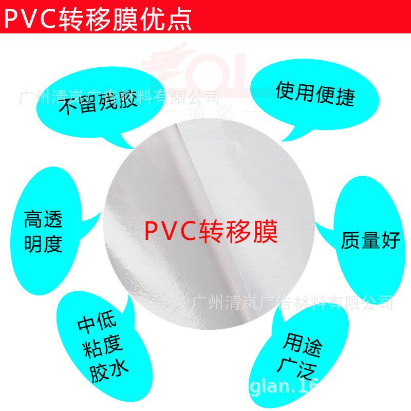 自粘转移膜高中低粘不干胶反贴纸定位纸源头工厂汽车拉Z花广告贴