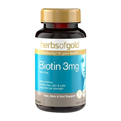 herbs of gold和丽康生物素维生素B7发片60粒【效期26-11】