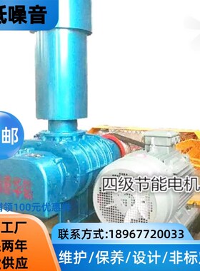 三叶罗茨鼓风机污水养殖气力输送厂家章丘sr65-250鱼虾蟹塘增氧