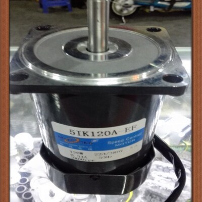 松岗电机 120W三相二级光轴电机5IK120A-EF 轴径12mm 2800转 380V