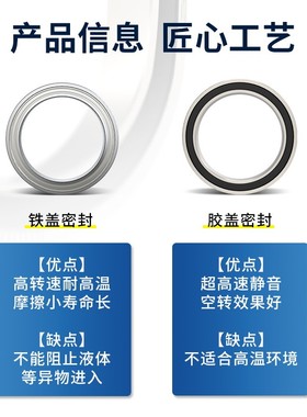 日本进口薄壁轴承61844 61852 61860 61864 61872 61876ZZ 高速