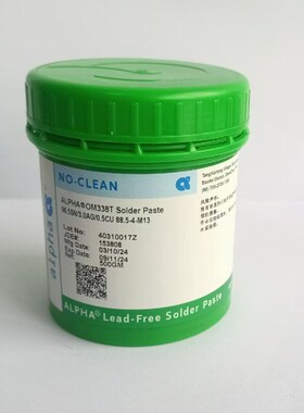 原装ALPHA阿尔法SAC305环保无铅焊锡膏OM338T 爱法免清洗无铅锡浆