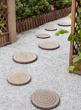 户外花园草坪入户垫脚石别墅庭院装饰摆件N园林防滑脚踏板汀步石