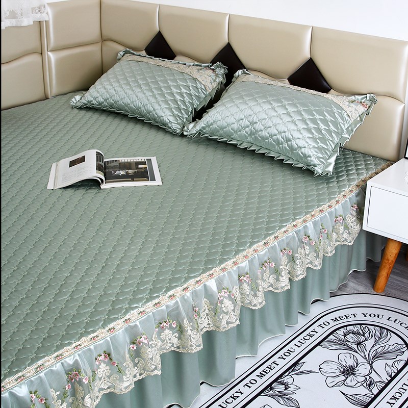 欧式布艺榻榻米罩家用火炕遮灰套炕罩飘窗垫多用榻榻W米保护套垫