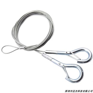 锁线器一分二吊绳一拖二吊线灯具挂钩钢丝绳面板灯吊绳线条灯吊线