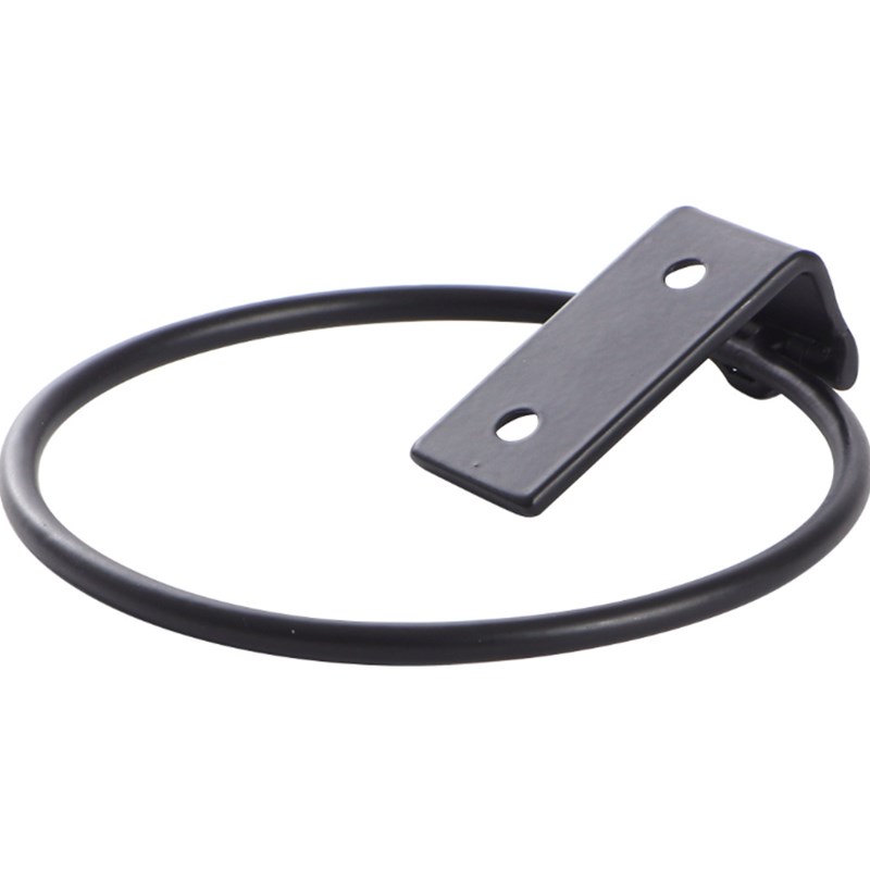 简易款钻孔式挂墙花盆r架环阳台墙壁花盘托环铁艺花架环家用装饰