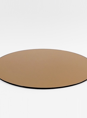 现代简约镜面玻璃托盘客厅茶几桌面创意收纳N样板房轻奢装饰品摆