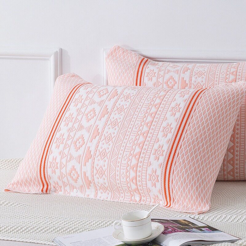 2023新款按扣枕巾枕套二合一可固E定防滑卡扣式魔术防滑不脱落暗