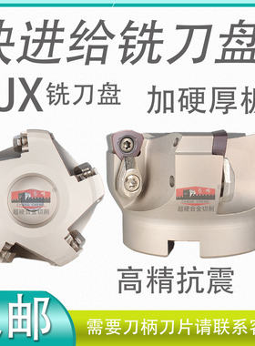 加硬快进给铣刀盘数控铣刀盘AX12 14 DMW1204刀片铣刀盘