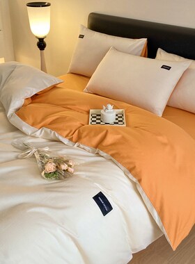 加厚被套单件1g00全棉1.5米单人被罩150x200x230被单套三件套4