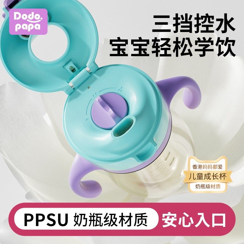 宝宝直饮鸭嘴杯儿童水杯幼儿园牛奶杯婴儿学饮杯喝W水杯幼儿杯子