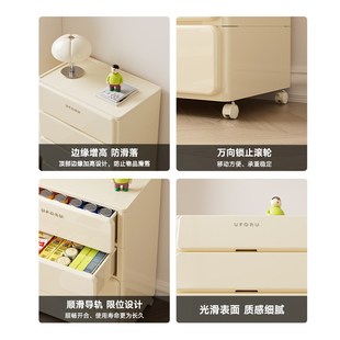 收纳柜多层抽屉i式免安装客厅五斗柜可移动储物箱置物架卧室床头