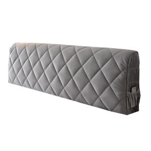 床头套罩欧式弧形半圆床头罩全包一米八床头罩布艺公W主欧式弹力