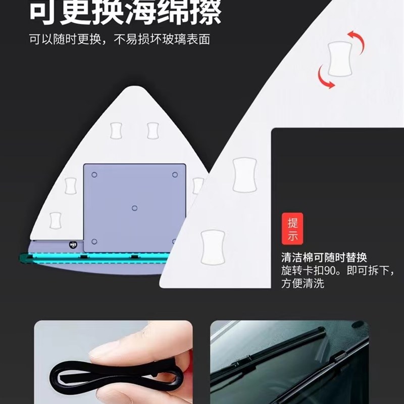 双面擦玻璃窗器阳台高层外窗店y铺双面擦单层双层玻璃清洁工具家