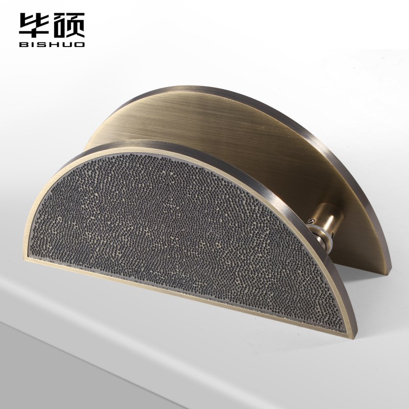 新中式玻璃门拉i手仿古大门扶手半圆形雕刻祥云木门框门黑色把手
