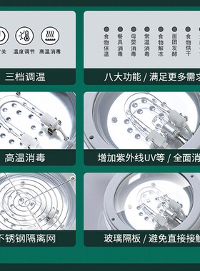 冬季智能保温菜罩家用p饭菜盖恒温菜罩子剩菜防尘电可加热餐桌神