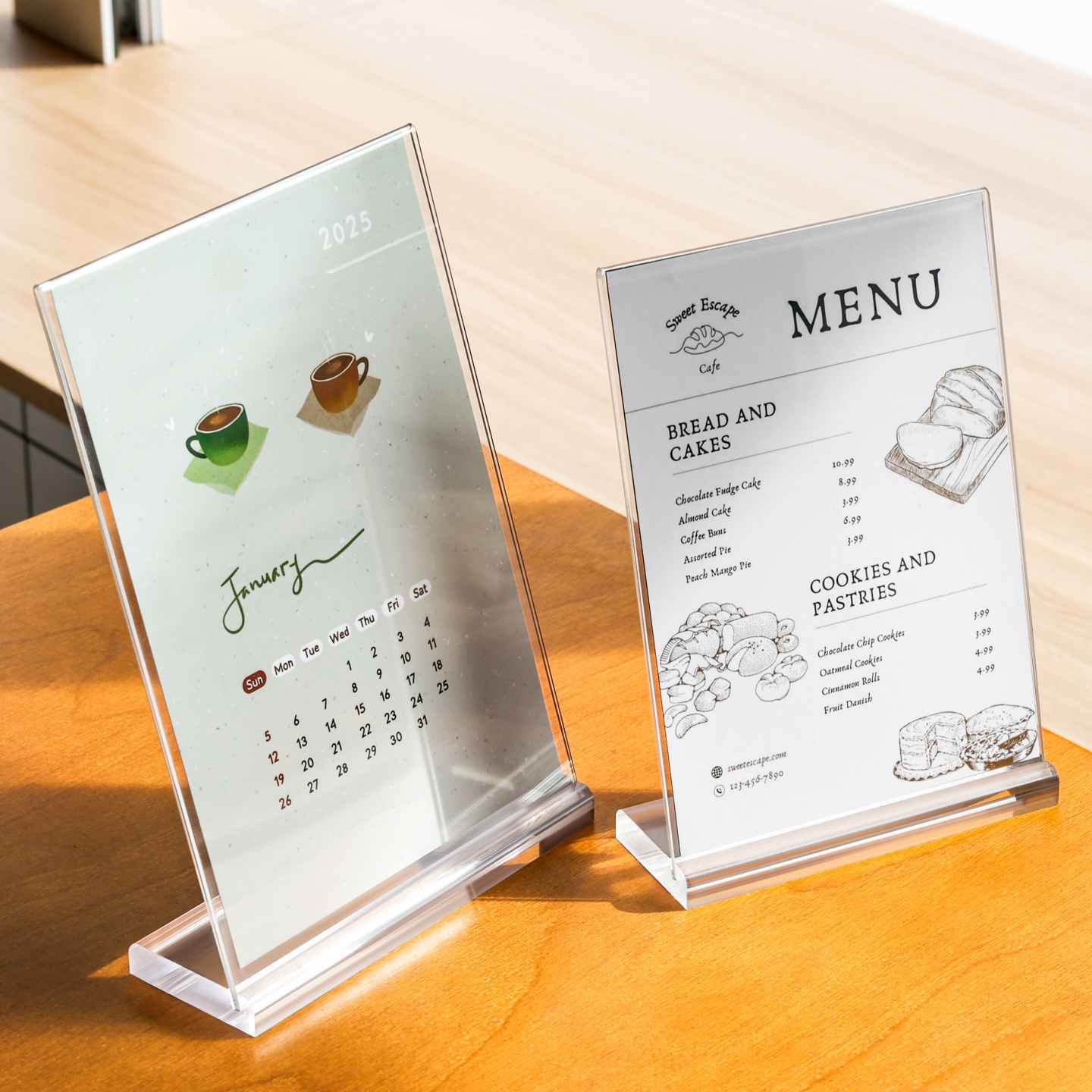 展示框卡套广告牌展示架台卡相框